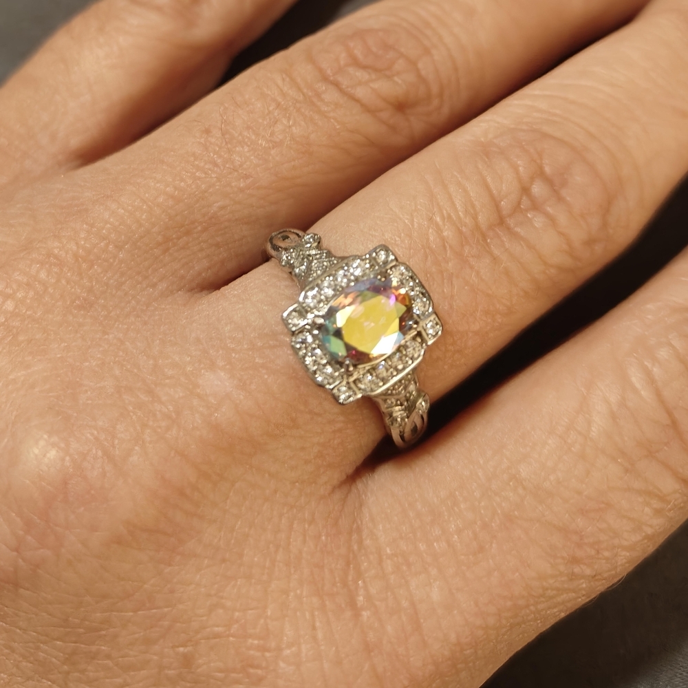 New Fragrant Jewels Pandora's Box Ring Size 9